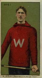 1910 Imperial Tobacco Lacrosse Leading Players (C59) #61 Alex Gray Front